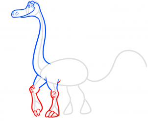 Рисуем Арло из "Хороший динозавр"