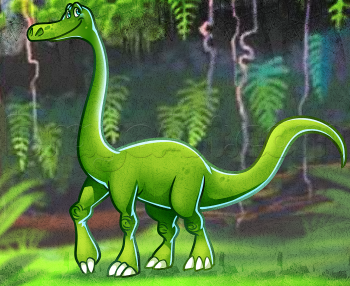 Рисуем Арло из "Хороший динозавр"
