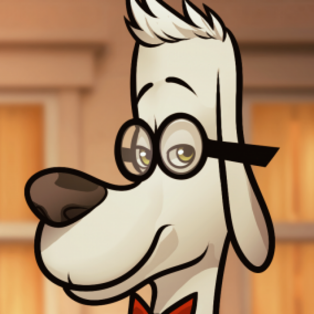 Пибоди пес из мультфильма