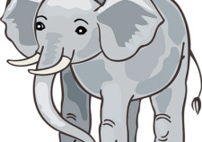 Рисуем слона для ребенка