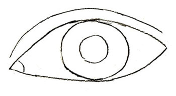 как нарисовать глаза
