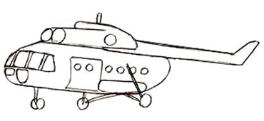 Рисуем вертолет