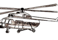 Рисуем вертолет