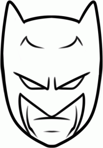 как нарисовать Бэтмена