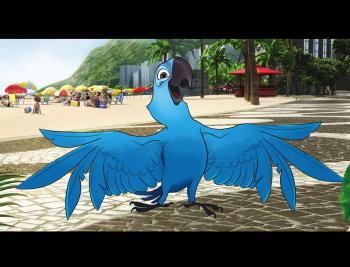 Голубчик попугай из Рио