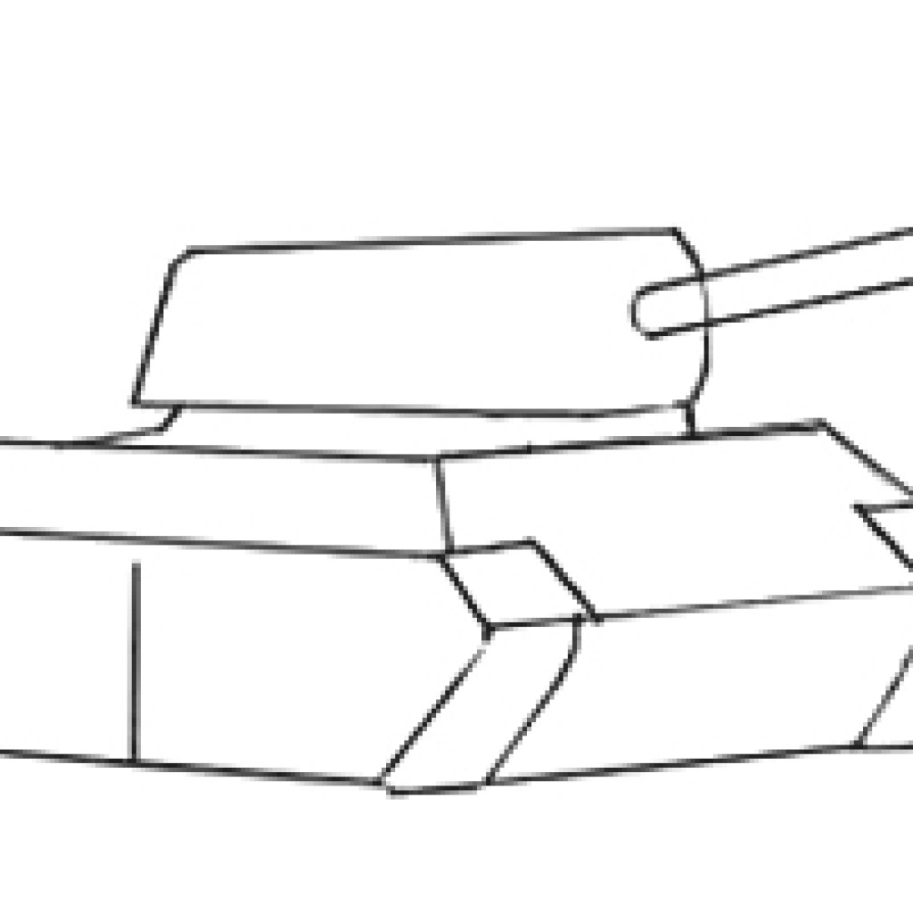 как нарисовать военный танк из гта 5 фото 112