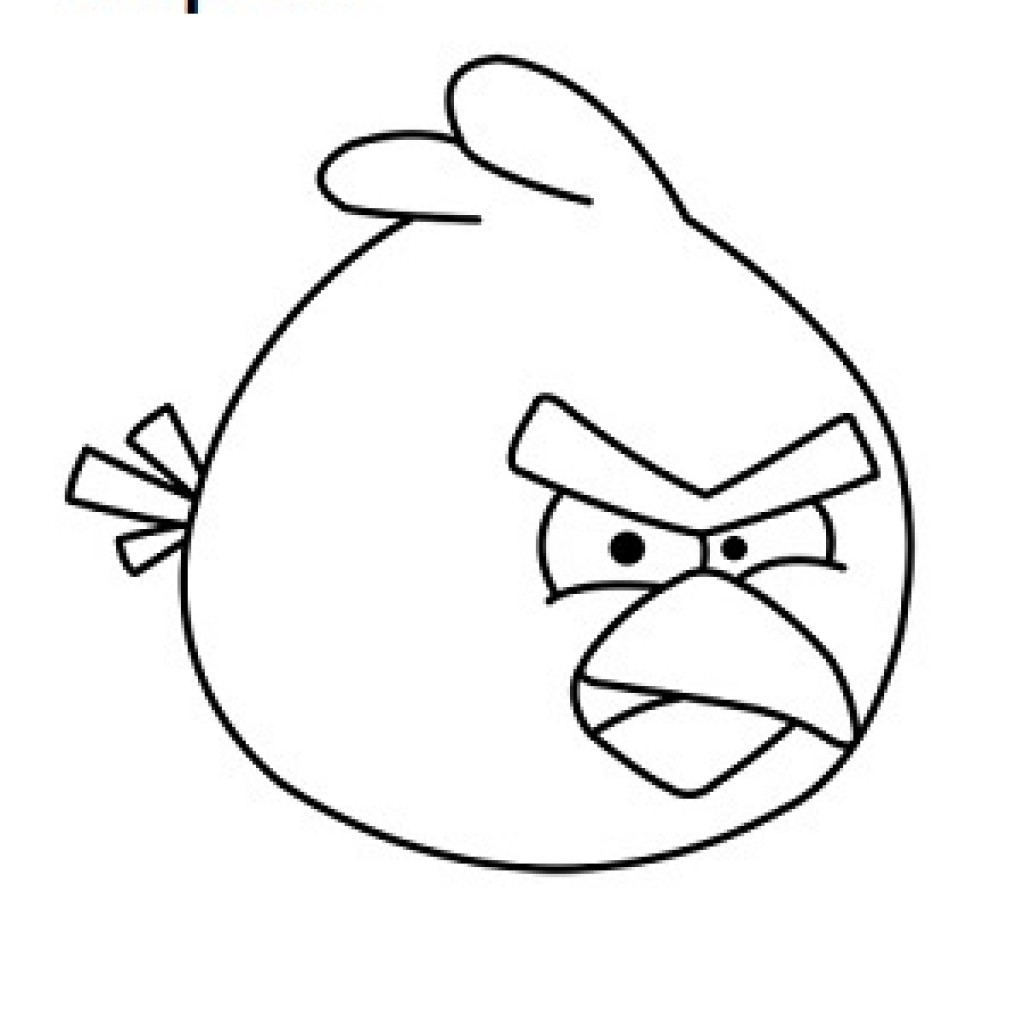 Ред из Angry Birds рисунок карандашом