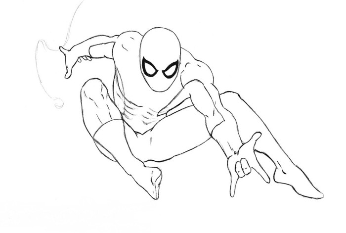 Рисуем Человека Паука