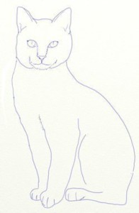Как нарисовать эстетичного кота