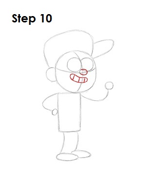 Как нарисовать Диппера