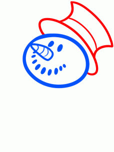 Как нарисовать Снеговика