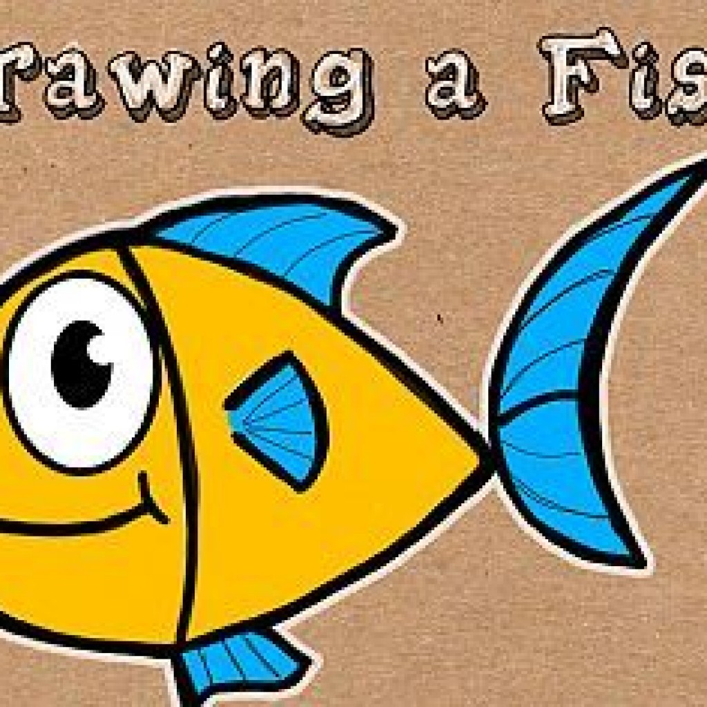 Как нарисовать рыбку