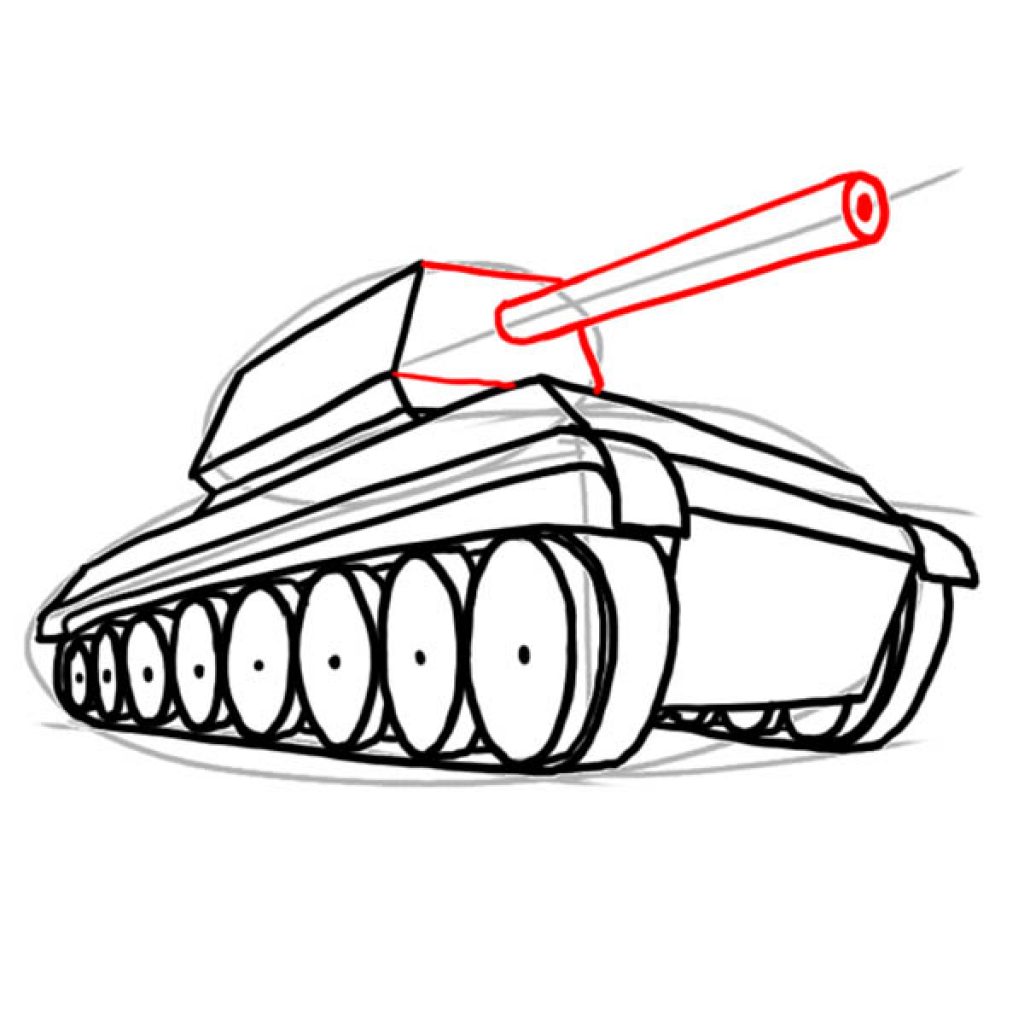 Нарисовать танк легко
