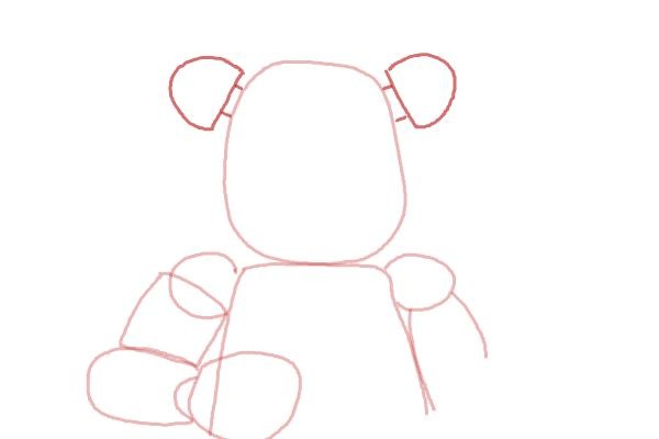 Как нарисовать мишку Фредди