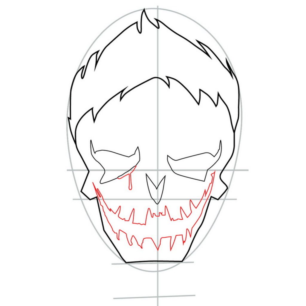 Рисования маска Джокера