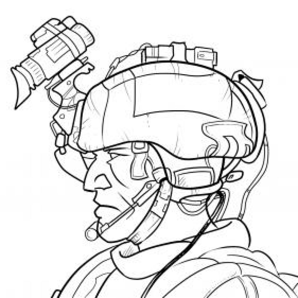 How To Draw Army Helmet