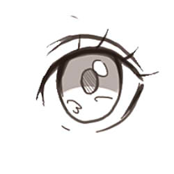 как нарисовать аниме глаза