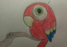 Рисуем попугая