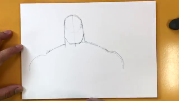 Как нарисовать Таноса из фильма 4