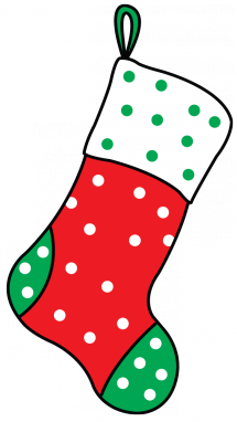 Рисуем Рождественский носок 16
