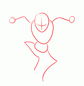 Урок рисования Человека Паука 1