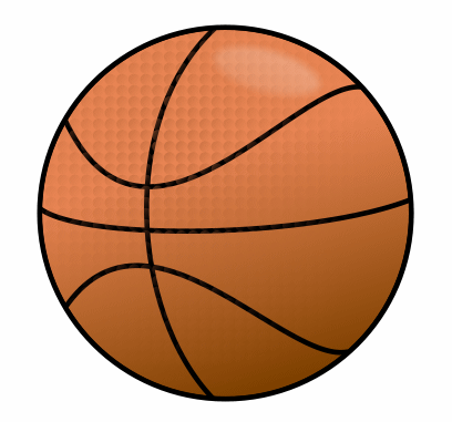как нарисовать баскетбольный мяч 4