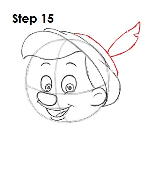 Как нарисовать пиноккио 15