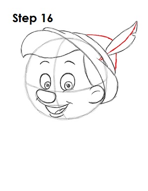 Как нарисовать пиноккио 16