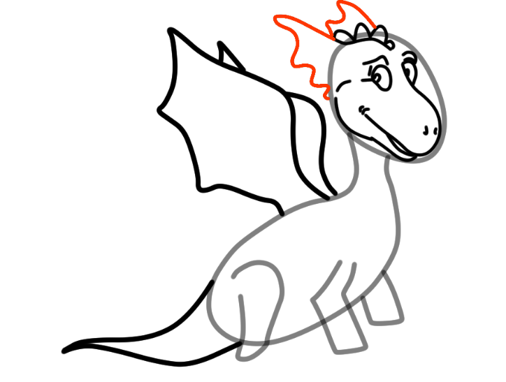 как нарисовать дракона 19